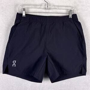 On Running Essential Lined Shorts Mens S Black Preppy Gym Stretch Running